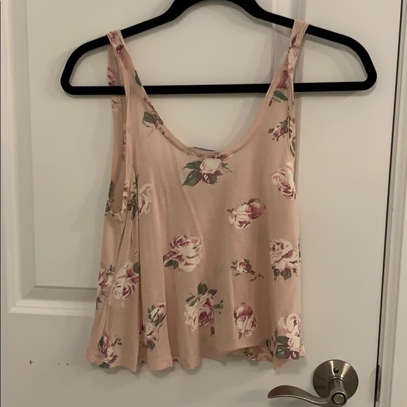 Talula Crop Rose Tank - Picture 4 of 5